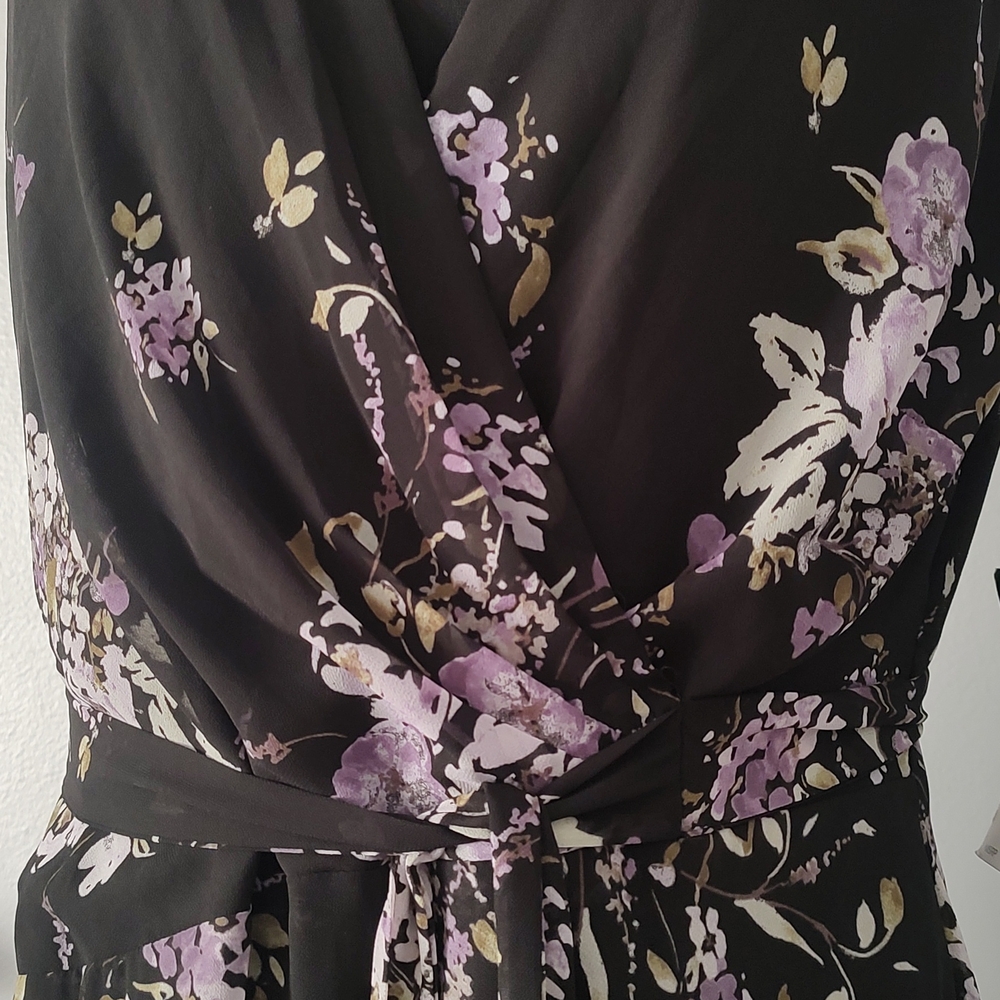 Ralph Lauren Women dress  Size 12 new Tags Sleeveless Style Wrap Zipper Back New - Picture 4 of 13